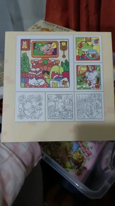 Libro para colorear Comfy Days para niños - miniatura 2
