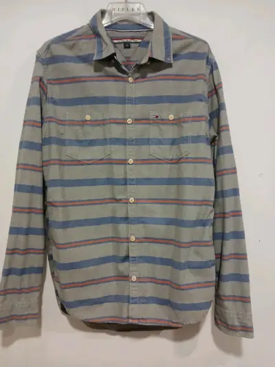 Camisa Tommy Hilfiger a rayas para hombre - miniatura 1