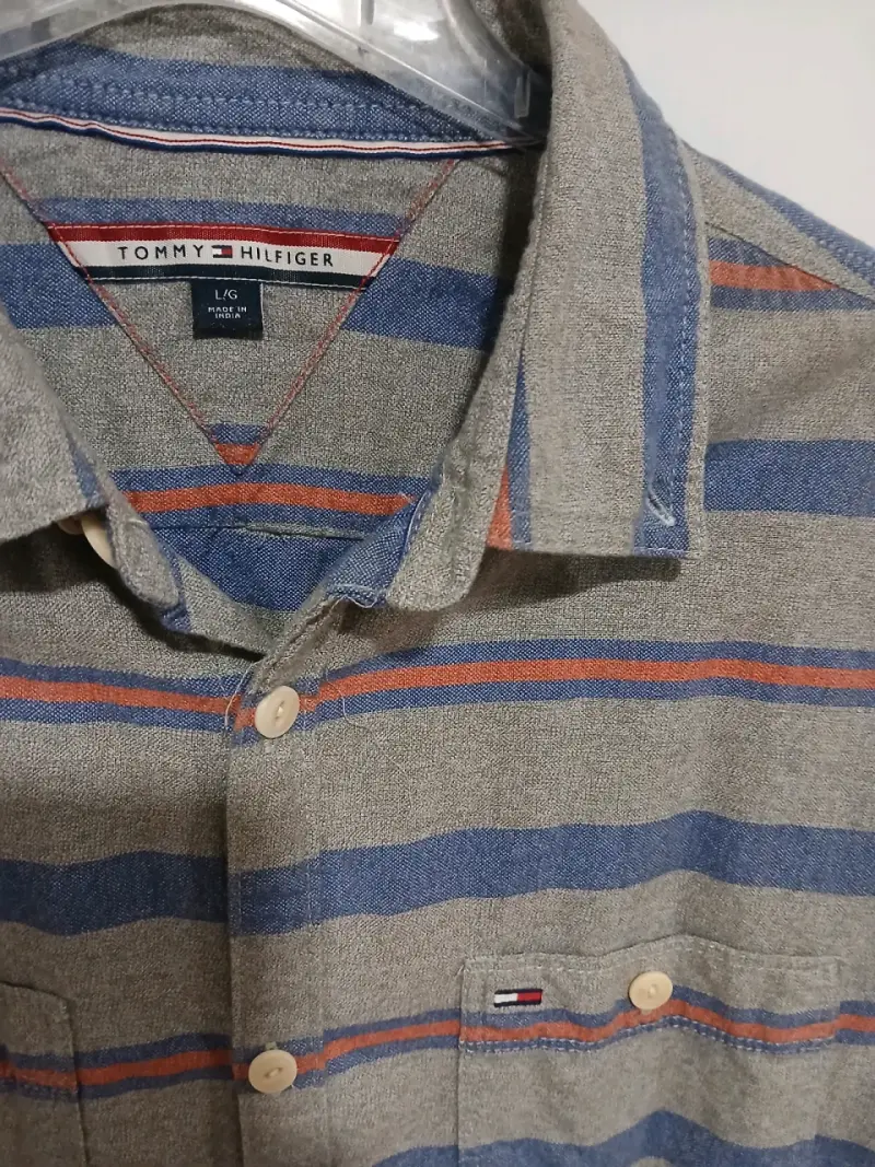 Camisa Tommy Hilfiger a rayas para hombre - 2