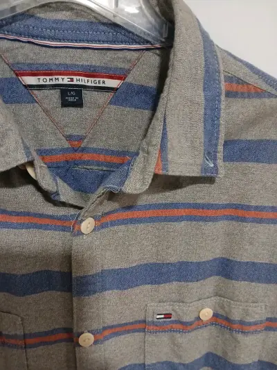 Camisa Tommy Hilfiger a rayas para hombre - miniatura 2