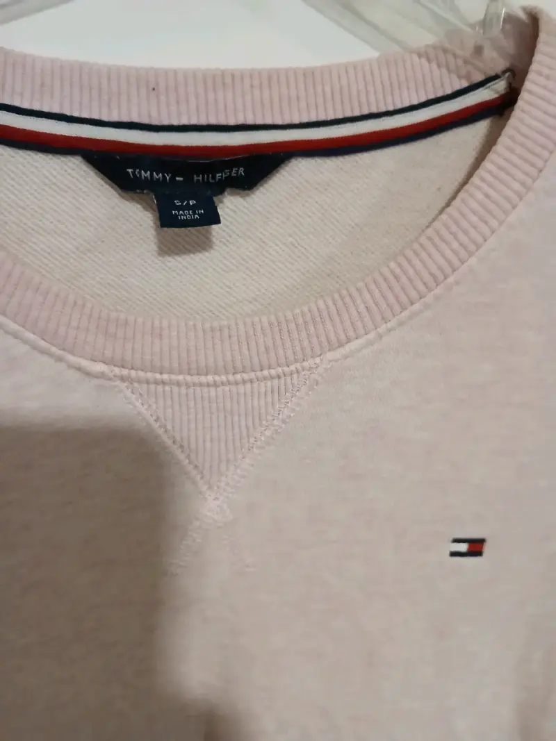 Polerón Tommy Hilfiger rosa claro para mujer - 2