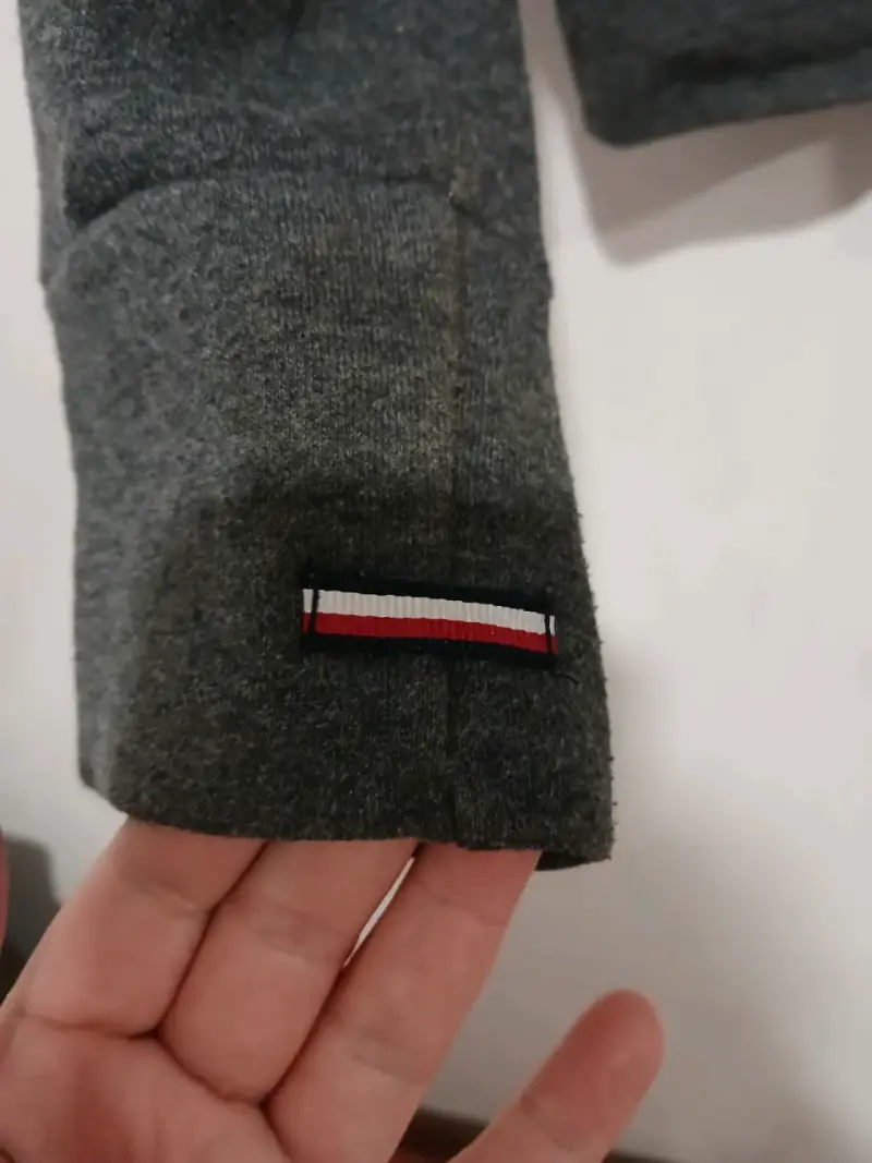 Polerón con capucha Tommy Hilfiger gris oscuro - 4