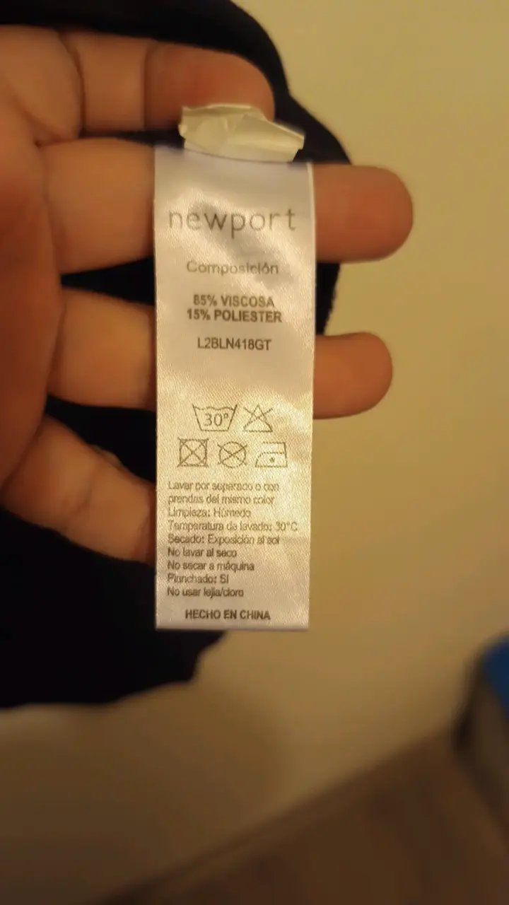 Blusa negra de encaje Newport talla XXL - 4