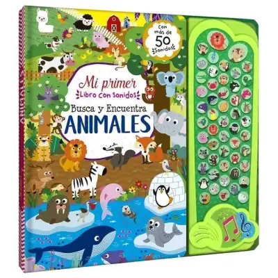 Libro infantil con 50 sonidos de animales - miniatura 1