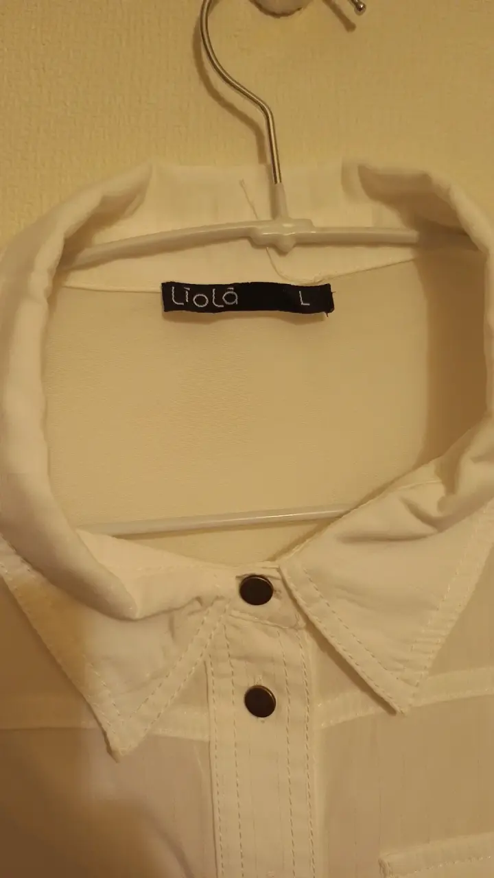 Blusa blanca de mujer Liola talla L - 2