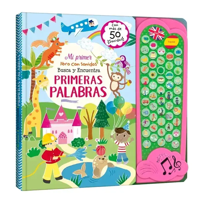 Libro interactivo con 50 sonidos Primeras Palabras - 1