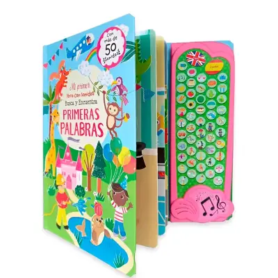 Libro interactivo con 50 sonidos Primeras Palabras - miniatura 3