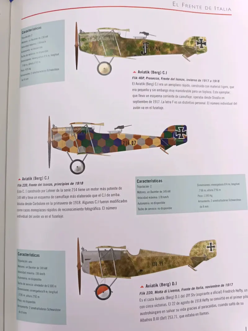 Libro Aviones de la I Guerra Mundial 1914-1918 - 4