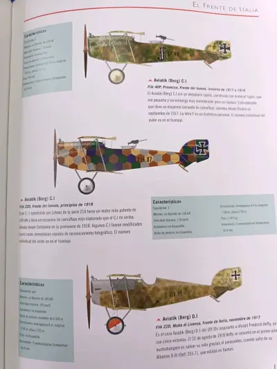 Libro Aviones de la I Guerra Mundial 1914-1918 - miniatura 4