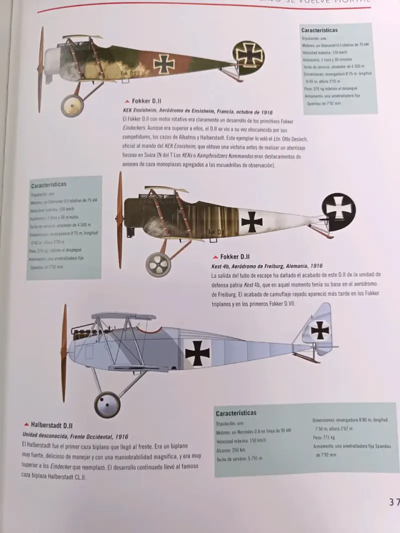 Libro Aviones de la I Guerra Mundial 1914-1918 - 5
