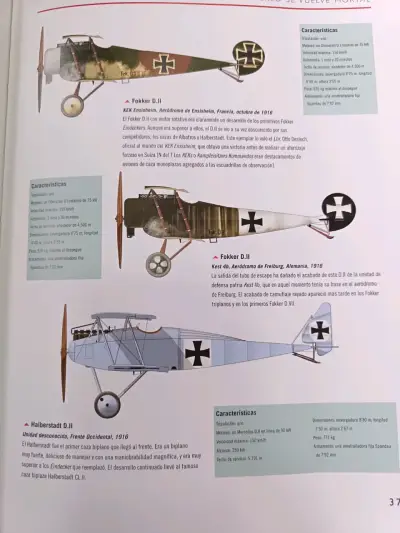 Libro Aviones de la I Guerra Mundial 1914-1918 - miniatura 5
