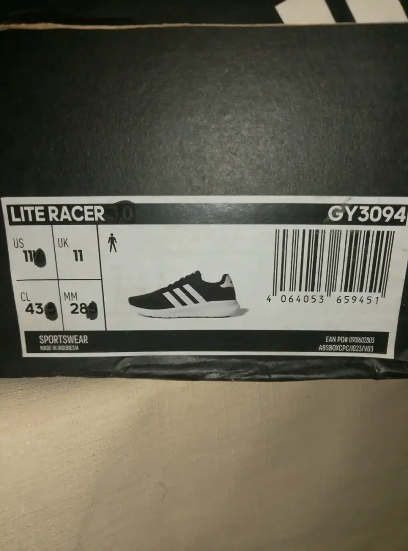 Zapatillas deportivas negras Adidas para hombre - 6