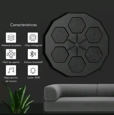 Panel de Entrenamiento de Boxeo con Bluetooth y Luces LED - miniatura 4