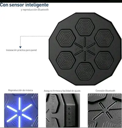 Panel de Entrenamiento de Boxeo con Bluetooth y Luces LED - miniatura 5
