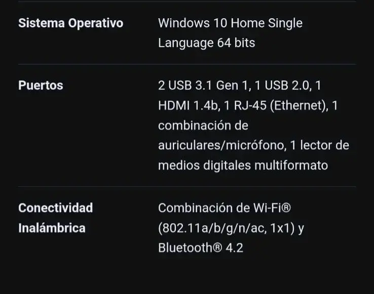 Notebook HP con cargador en buen estado - 5