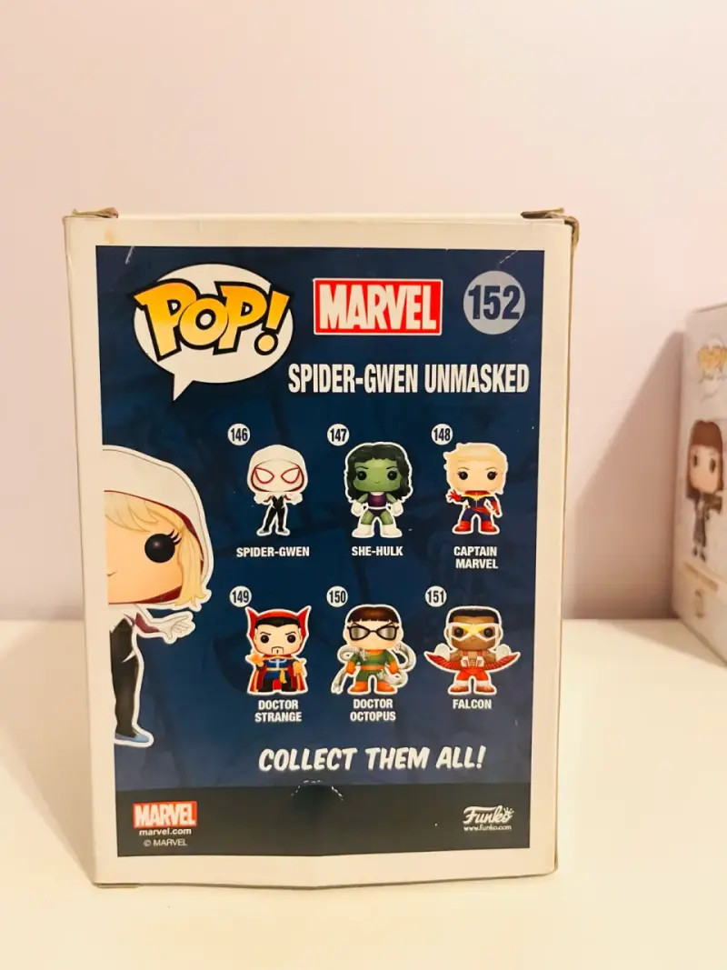 Figura Funko Pop Spider-Gwen Unmasked - 3