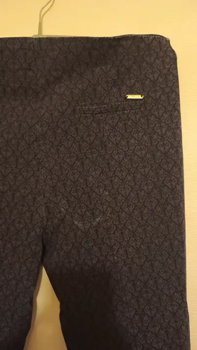 Pantalones estampados negros Stefano Cocci talla L - miniatura 4