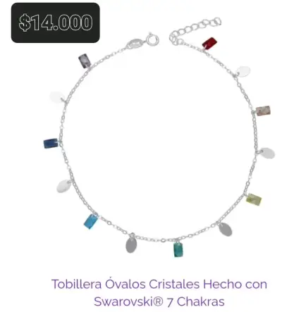 Tobilleras de Plata 925 diferentes diseños - miniatura 1