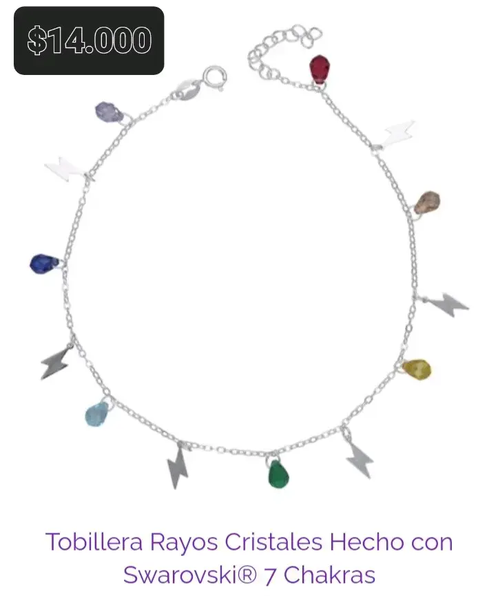 Tobilleras de Plata 925 diferentes diseños - 5
