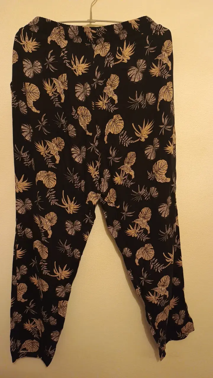 Pantalones estampados florales talla L - 3