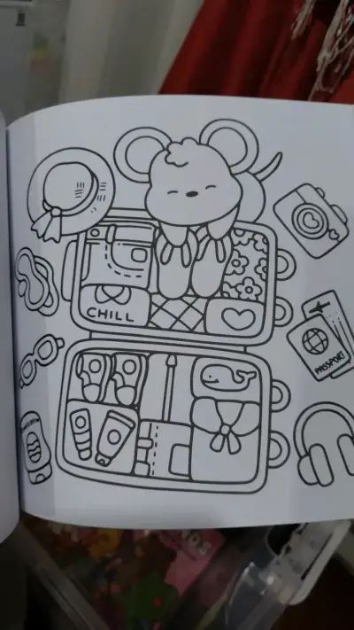 Libro para colorear Cozy Friends con dibujos adorables - miniatura 3