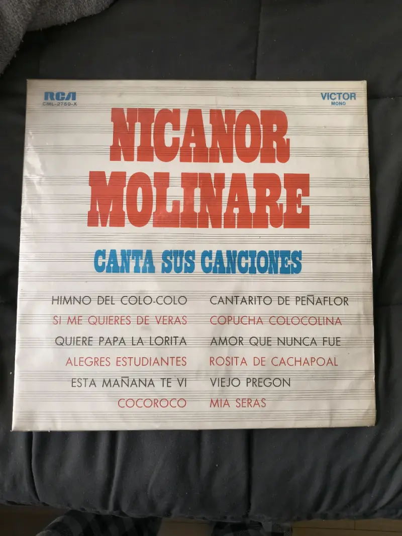 Vinilo Nicanor Molinare - Canta Sus Canciones - 1