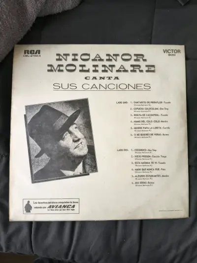 Vinilo Nicanor Molinare - Canta Sus Canciones - miniatura 2