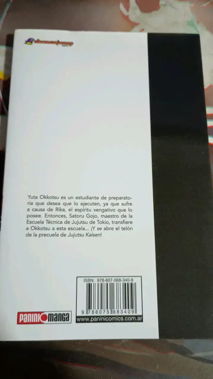 Manga Jujutsu Kaisen 0 - Panini argentina - 2