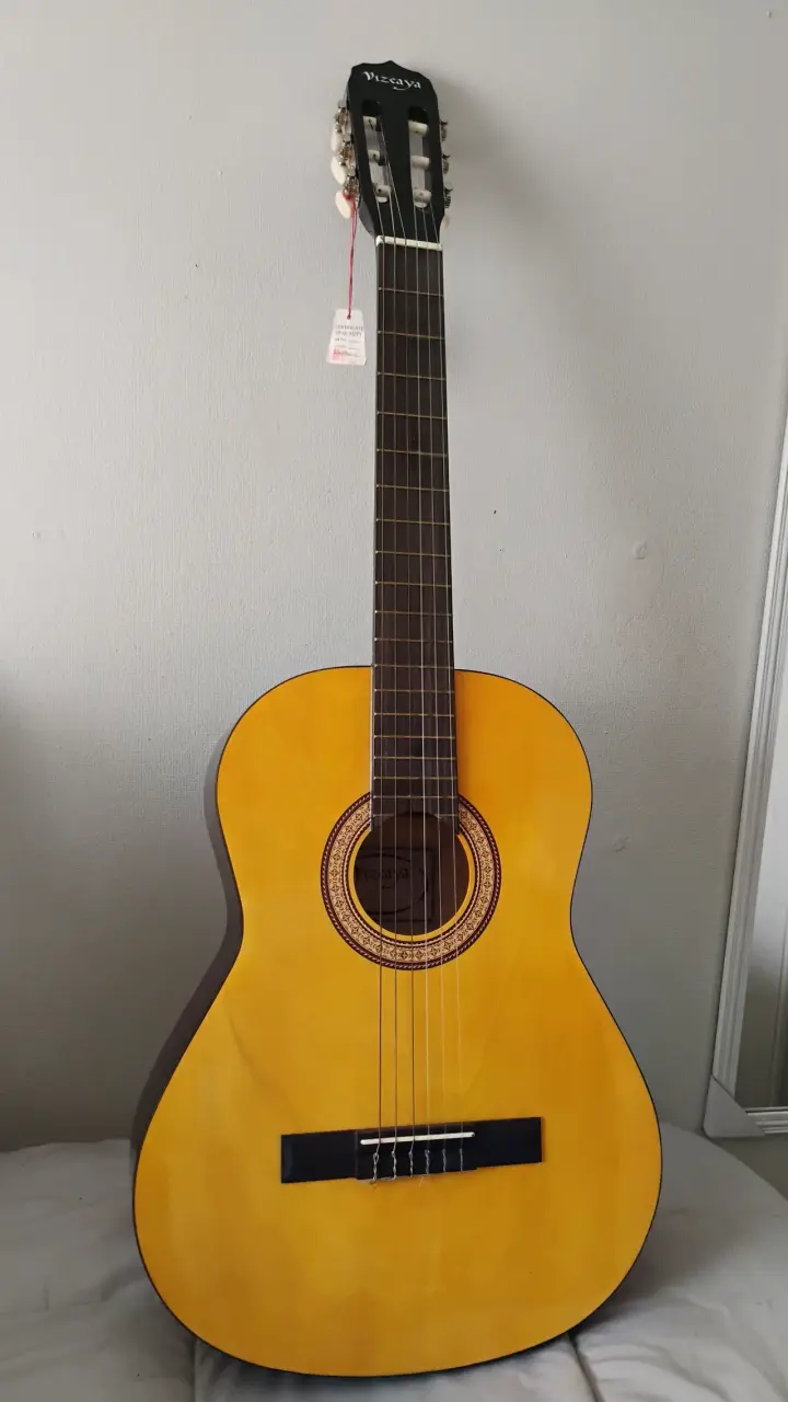 Guitarra clásica Vizcaya con funda - 4