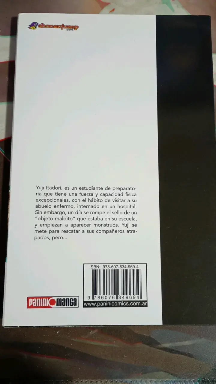 Manga Jujutsu Kaisen Volumen 1 Panini argentina - 2