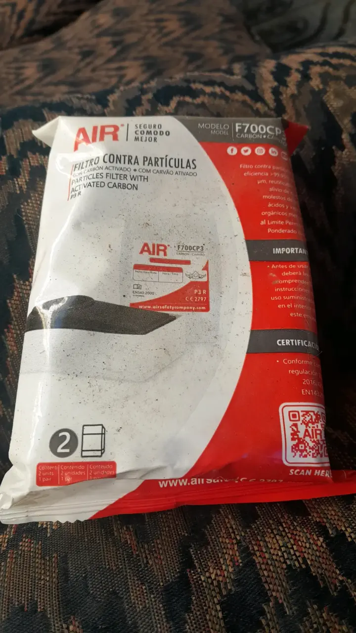 Filtro para gases ácidos y vapores orgánicos AIR F600VG - 3