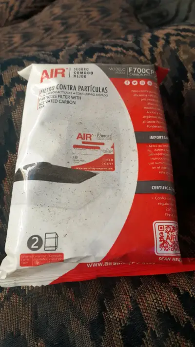Filtro para gases ácidos y vapores orgánicos AIR F600VG - miniatura 3