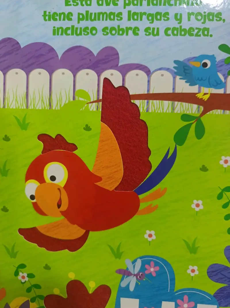 Libro sensorial Peek a Boo con mascotas de fieltro - 4