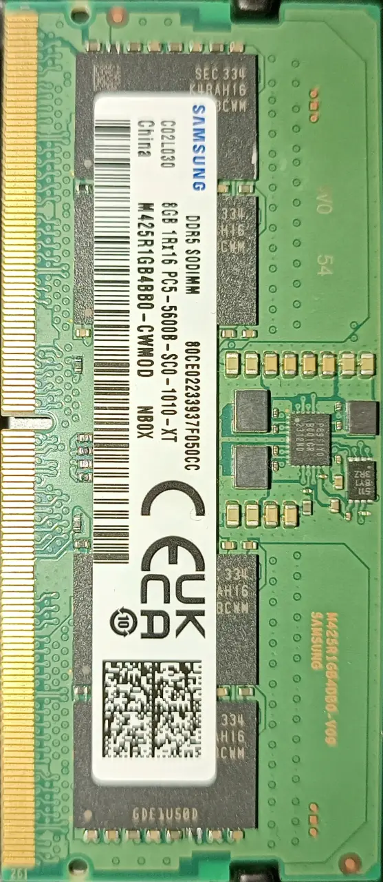 Memoria RAM Samsung DDR5 8GB para Laptop - 1