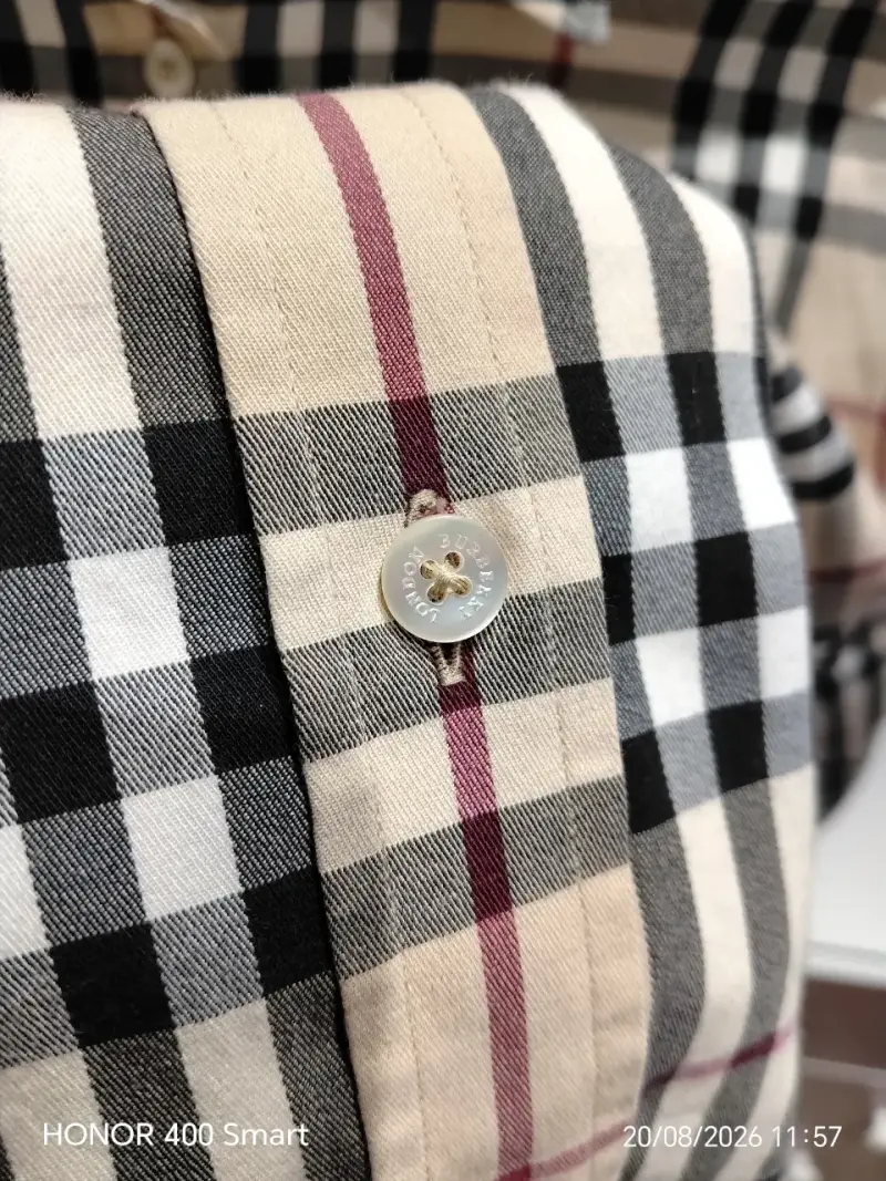 Camisa de cuadros Burberry para mujer - 4