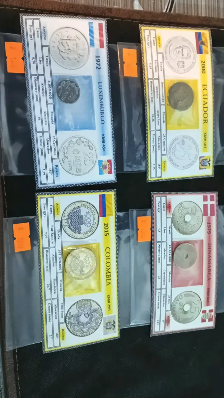 Colección de Monedas por unidad o set - 1