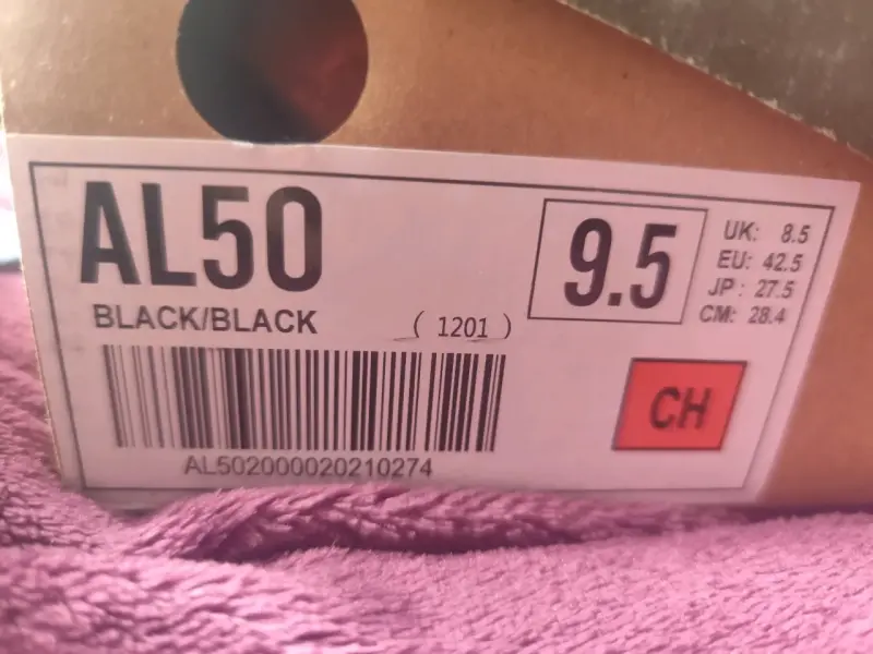 Zapatillas Circa AL50 negras y rojas talla 9.5 - 3