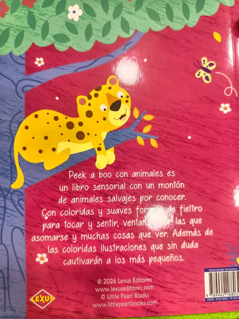 Libro de fieltro Peek a Boo con Animales Salvajes - 2