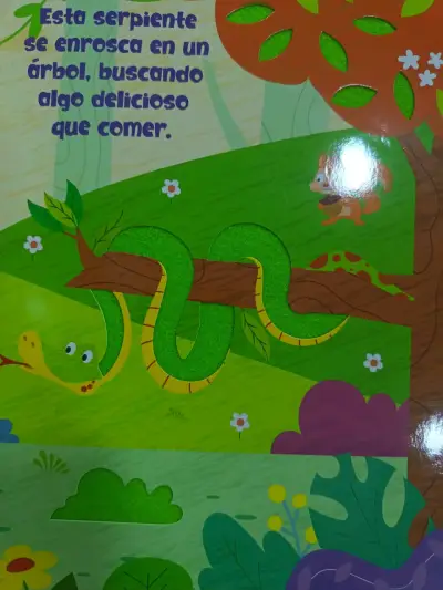 Libro de fieltro Peek a Boo con Animales Salvajes - miniatura 3