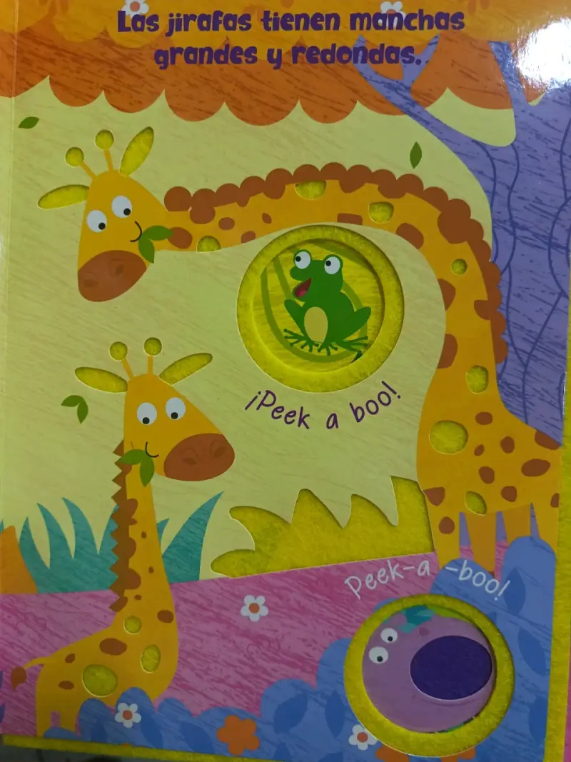 Libro de fieltro Peek a Boo con Animales Salvajes - 4