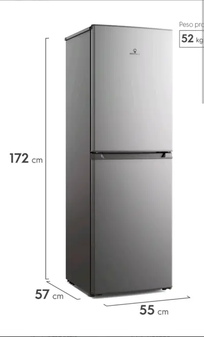 Refrigerador Mademsa MDE250 172 cm Plata - miniatura 3