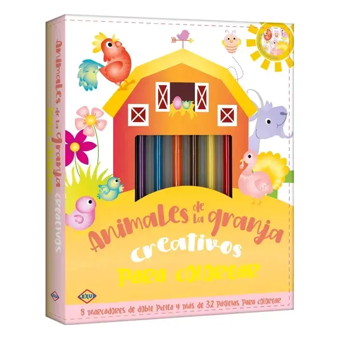 Set de Colores Animales de la Granja Creativos