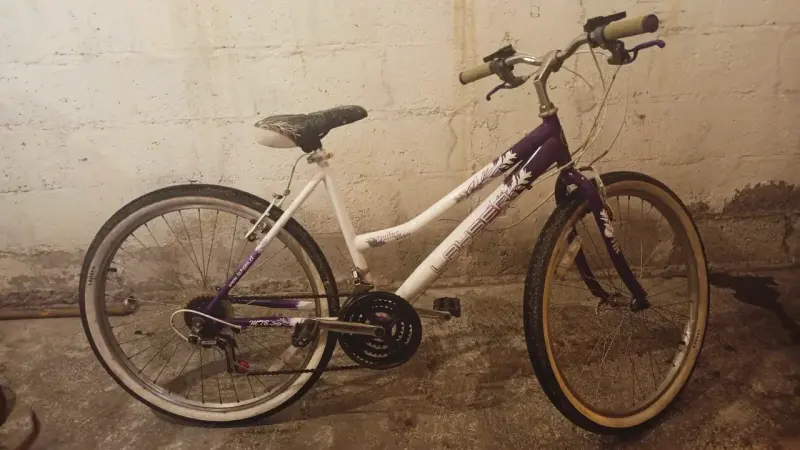 Bicicleta Lahsen MTB 26 pulgadas morada