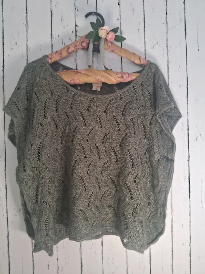Suéter tejido gris Mossimo para mujer - 1