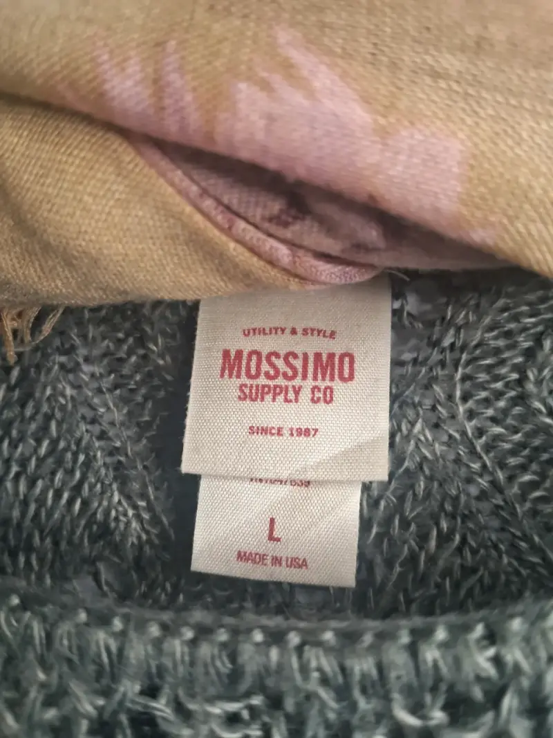 Suéter tejido gris Mossimo para mujer - 2