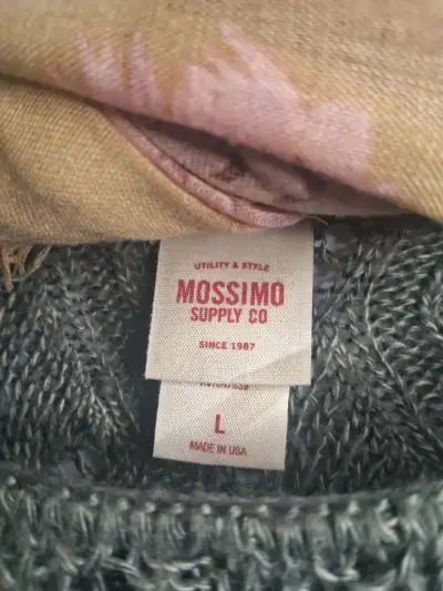 Suéter tejido gris Mossimo para mujer - miniatura 2