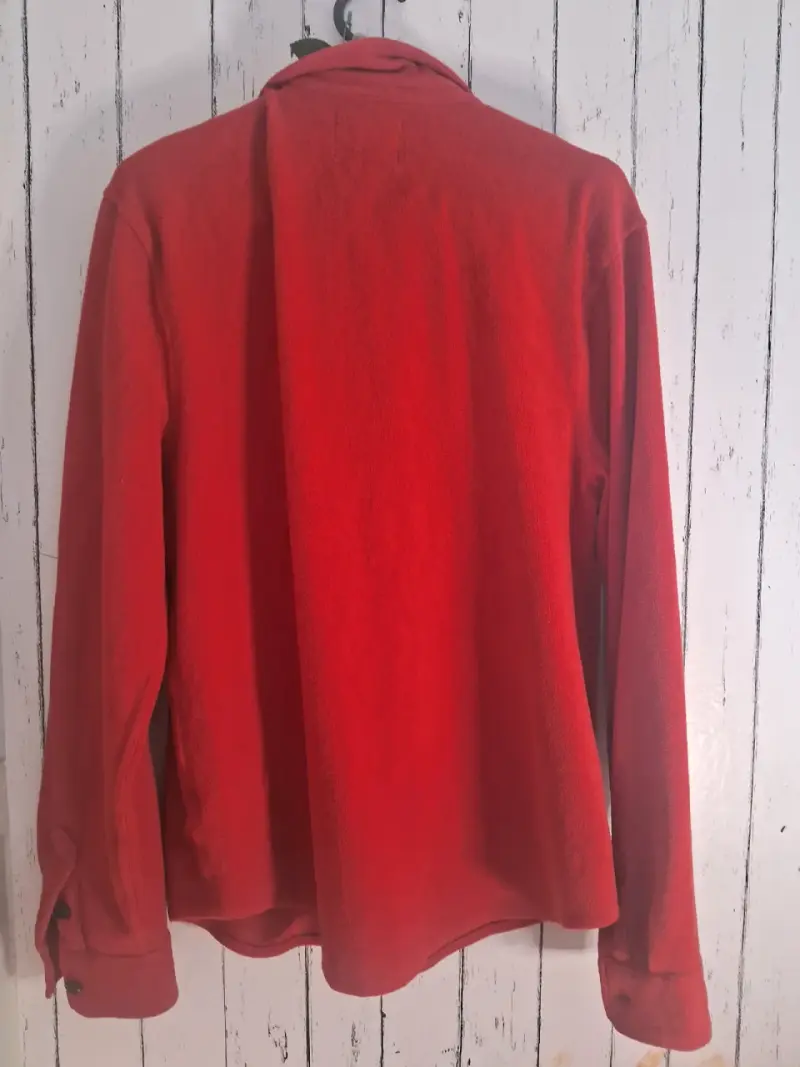 Camisa de franela roja para hombre o mujer - 2