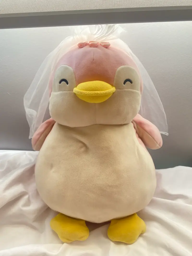 Peluche miniso pinguino