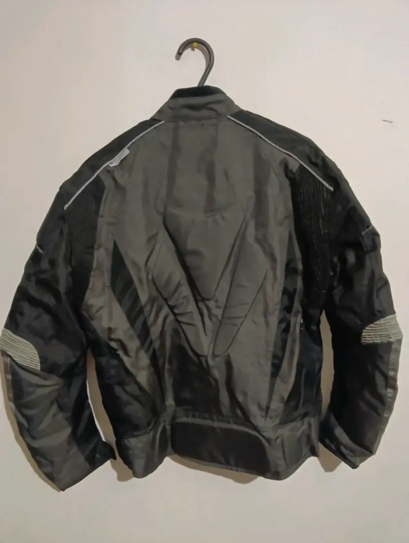 Chaqueta de moto Duhan negra con protecciones - 2