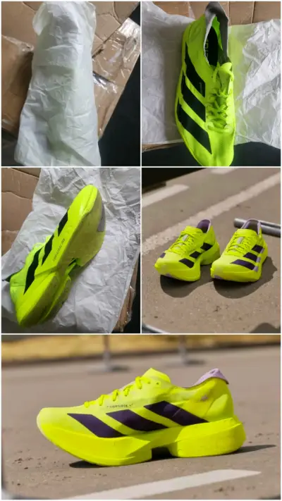 Zapatillas deportivas amarillas Adidas Lightstrike Pro - miniatura 1